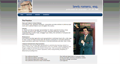 Desktop Screenshot of lewisromero.com